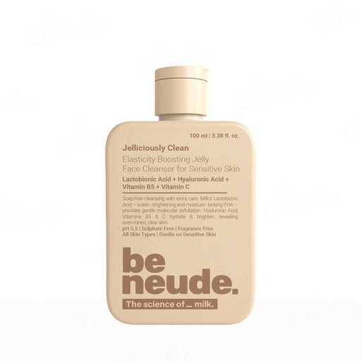 Be Neude Jelliciously Clean Elasticity Boosting Jelly Face Cleanser For Sensitive Skin